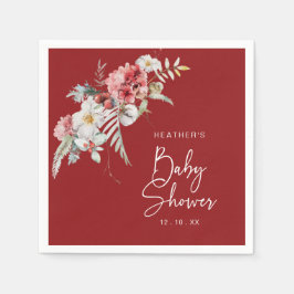 Servilleta De Papel Baby Shower de navidades