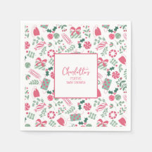 Baby Shower de Navidades festivos