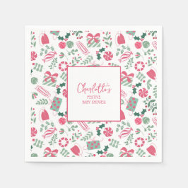 Servilleta De Papel Baby Shower de Navidades festivos