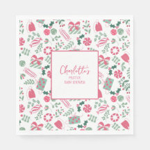 Baby Shower de Navidades festivos