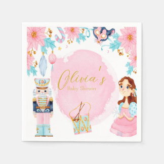 Servilleta De Papel Baby Shower de Nurrón de la Vintage Azul Pastel