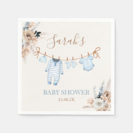 Servilleta De Papel Baby Shower de ropa para bebé