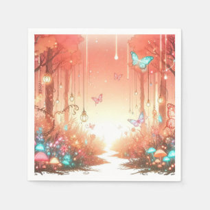 Servilleta De Papel Baby Shower de selva moderna con encanto
