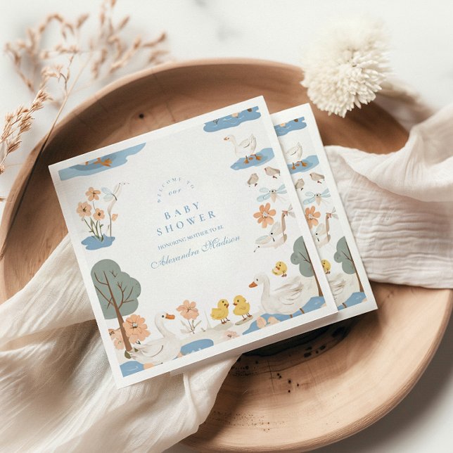 Servilleta De Papel Baby Shower de Silly Goose (Subido por el creador)