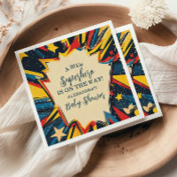 Baby Shower de Vintage Comic Book Boy