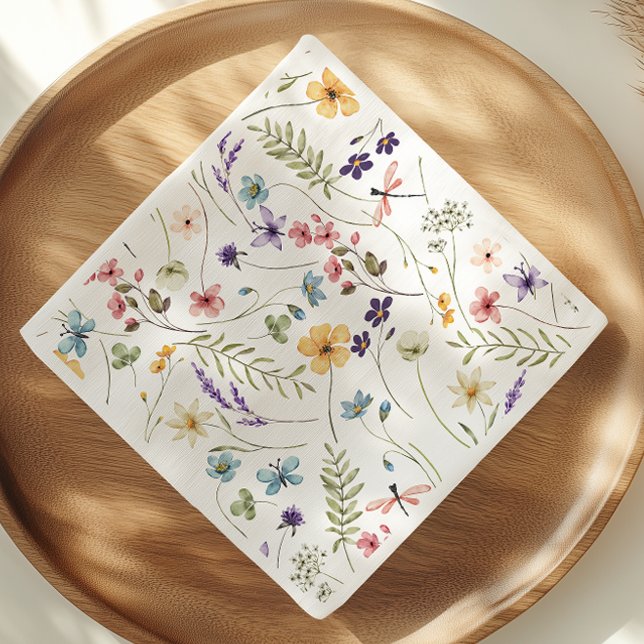 Servilleta De Papel Baby Shower de Wilflower Butterfly Garden (Subido por el creador)