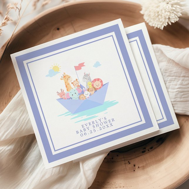 Servilleta De Papel Baby Shower del Arca de Noé (Subido por el creador)