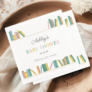 Servilleta De Papel Baby Shower del libro de historias sobre temas