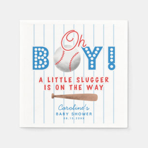 Servilleta De Papel Baby Shower deportivo de béisbol: bebé