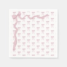 Baby Shower elegante de cinta rosa