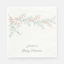 Baby Shower Eucalyptus simple y elegante