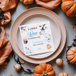 Servilleta De Papel Baby Shower fantasma Blue Halloween