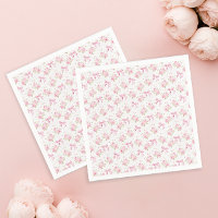 Baby Shower Floral Pink Bow Love Shack