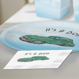 Servilleta De Papel Baby shower for a boy, sedan
