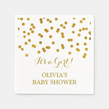 Baby Shower Gold Confetti
