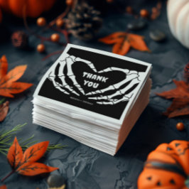 Servilleta De Papel Baby Shower gótico de Halloween