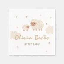 Baby Shower ilustrativo Cream Pastel