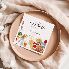 Servilleta De Papel Baby Shower italiano