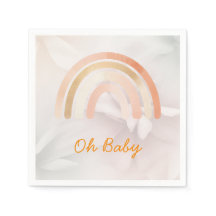 Baby Shower Minimalista del boho arcoiris moderno