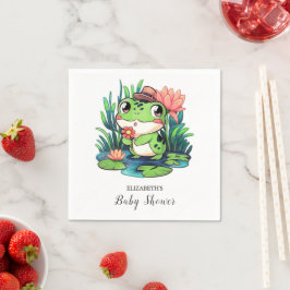 Servilleta De Papel Baby Shower Mystical Dreamy Frog