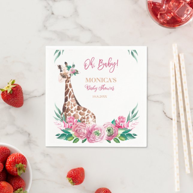 Servilleta De Papel Baby Shower Napkins (In situ)