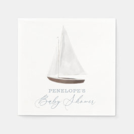 Servilleta De Papel Baby Shower Nautical