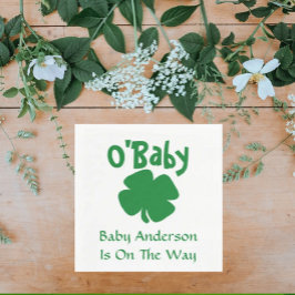 Servilleta De Papel Baby Shower O'Baby St Patrick's Day