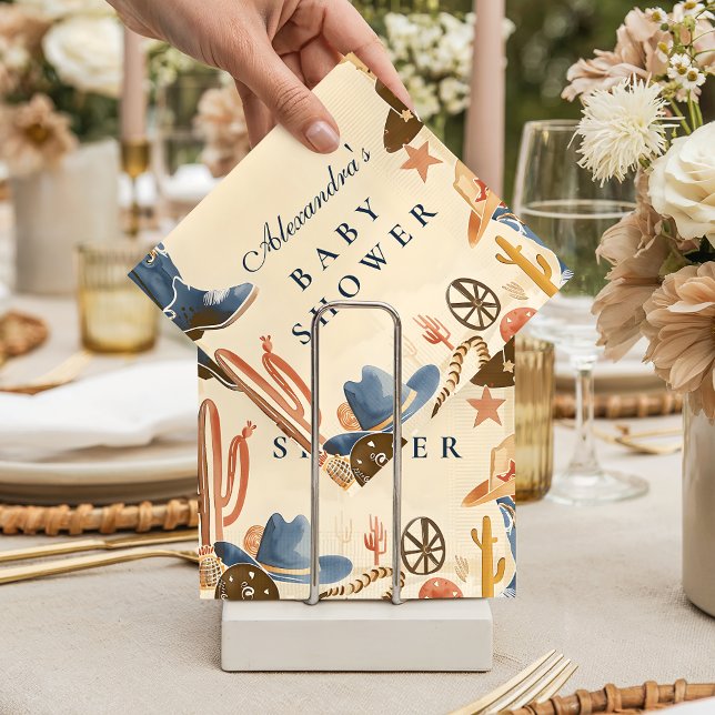 Servilleta De Papel Baby Shower Occidental Neutral (Subido por el creador)