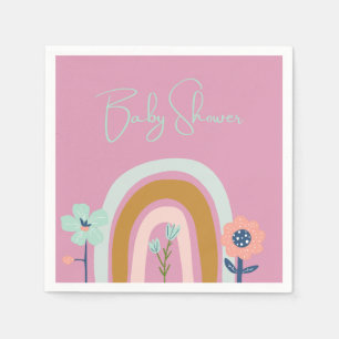 Servilleta De Papel Baby Shower original y colorido