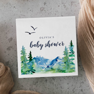 Servilleta De Papel Baby Shower Rocky Mountain