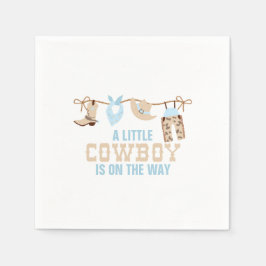 Servilleta De Papel Baby Shower Rodeo Western Cowboy