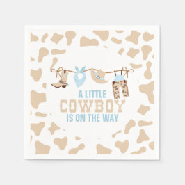 Servilleta De Papel Baby Shower Rodeo Western Cowboy