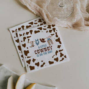 Servilleta De Papel Baby Shower Rodeo Western Cowboy