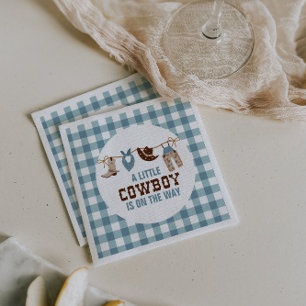 Servilleta De Papel Baby Shower Rodeo Western Cowboy