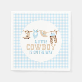 Servilleta De Papel Baby Shower Rodeo Western Cowboy