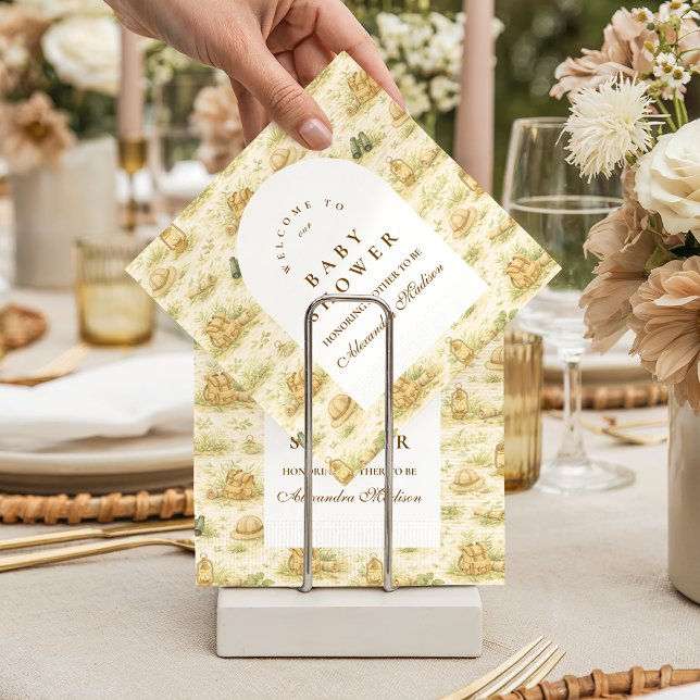 Servilleta De Papel Baby Shower Safari Lindo del Jungle (Subido por el creador)