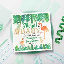 Servilleta De Papel Baby Shower Tropical Summer Beach Luau Boys