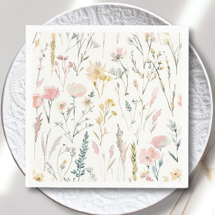 Servilleta De Papel Baby Shower Wildflower