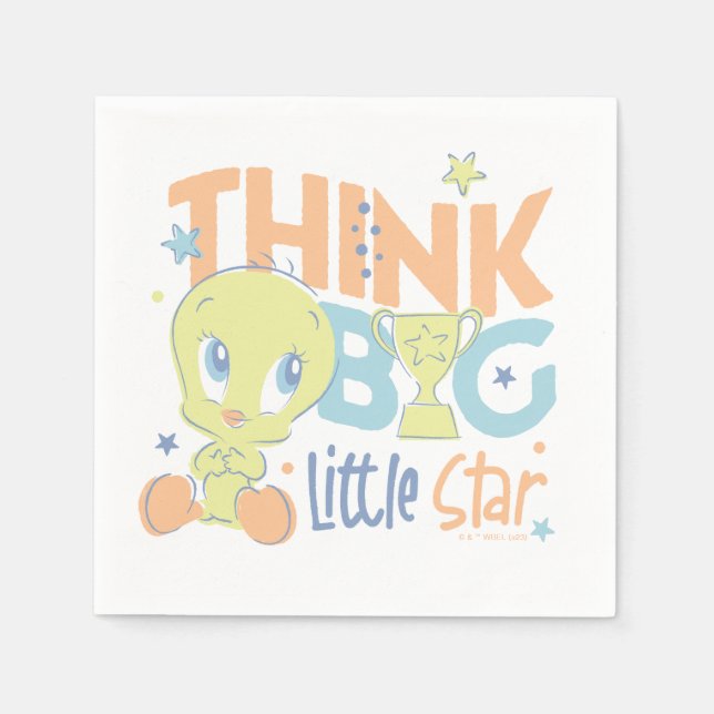 Servilleta De Papel Baby TWEETY™ - Think Big Little Star (Anverso)