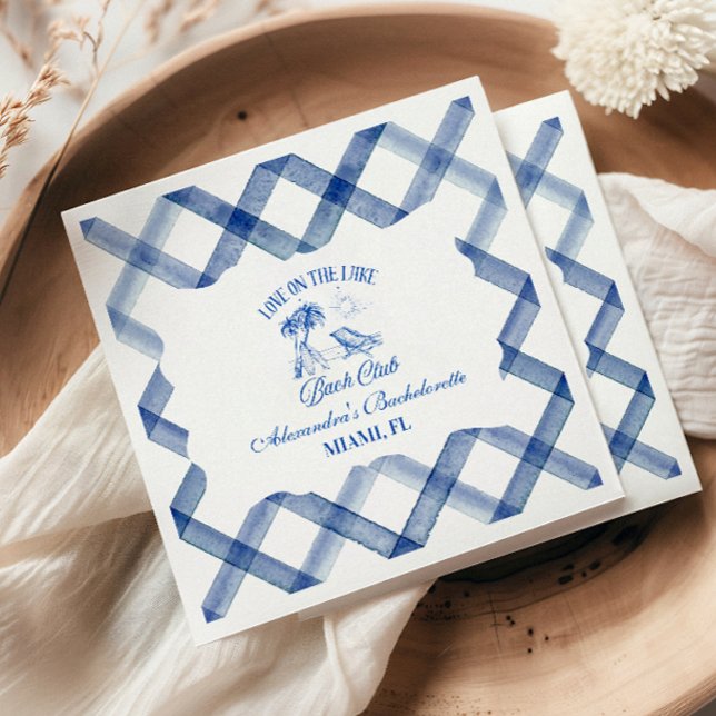 Servilleta De Papel Bachelorette by the Lake (Subido por el creador)