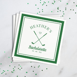 Servilleta De Papel Bachelorette de Golf Last Swing