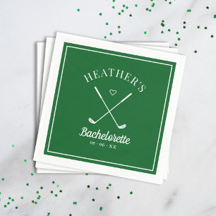 Servilleta De Papel Bachelorette de Golf Last Swing