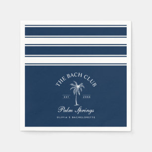 Servilleta De Papel Bachelorette de Playa de la Marina Clásica