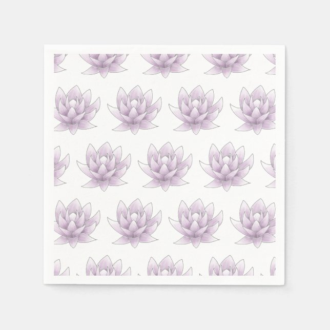 Servilleta De Papel Bachelorette Multi Pink Lotus Fiesta (Anverso)