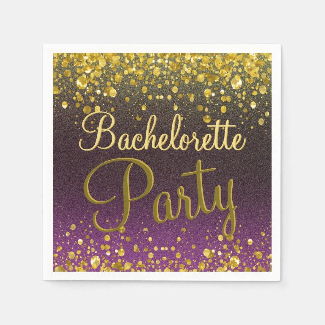 Servilleta De Papel Bachelorette Party (Anverso)