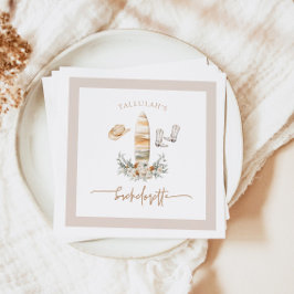 Servilleta De Papel Bachillerato bohemio de vaca Bachelorette