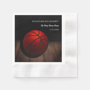 Servilleta De Papel Bachillerato de básquetbol / Naranja de fiesta de 