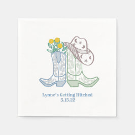 Servilleta De Papel Bachillerato de Rodeo de Bachelorette