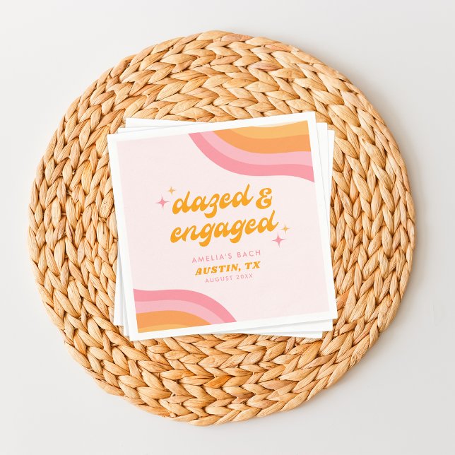 Servilleta De Papel Bachillerato rosa y Naranja de Groovy (Subido por el creador)