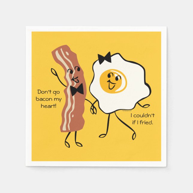 Servilleta De Papel Baco 'N Egg Lover (Anverso)